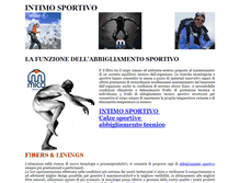 Tablet Screenshot of intimo-sportivo.mico.it